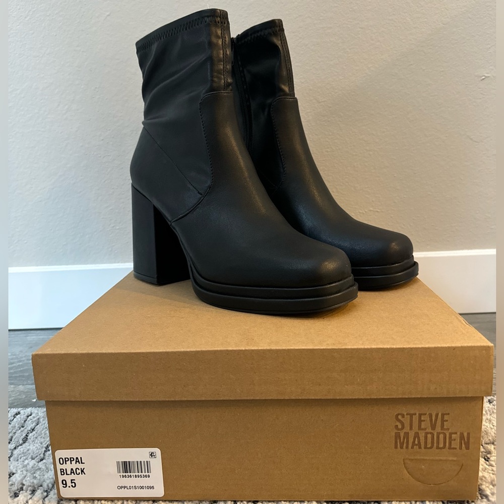 Steve Madden Black Opal Bootie